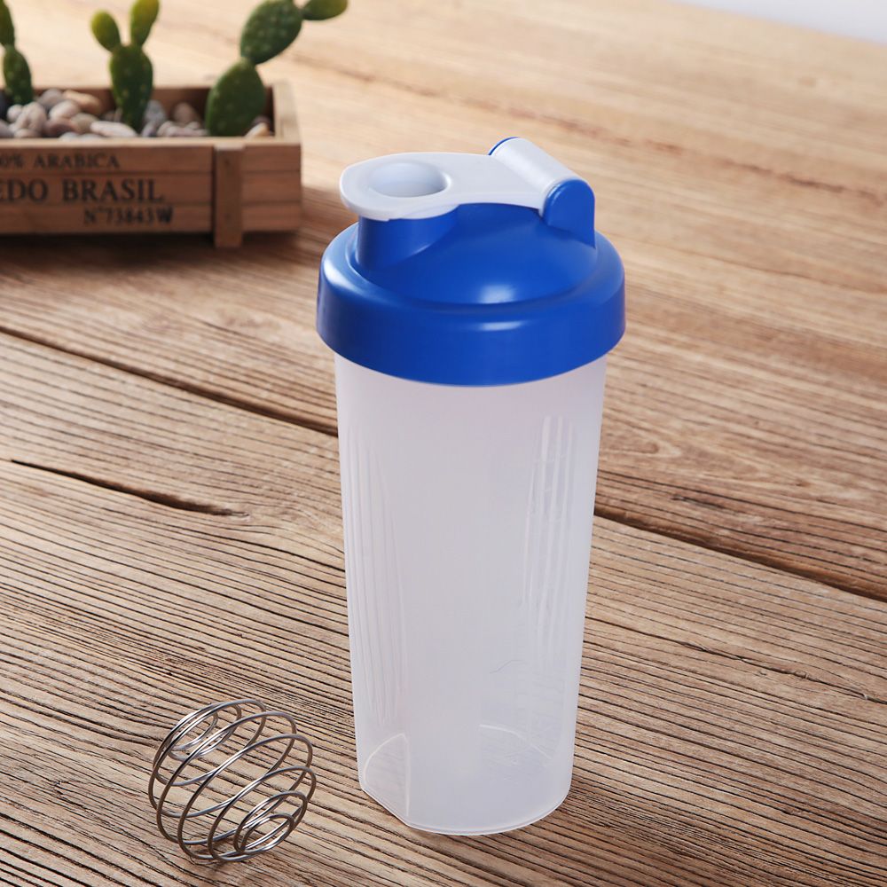 Protein shaker bottle with mixer ball BPA FREE 