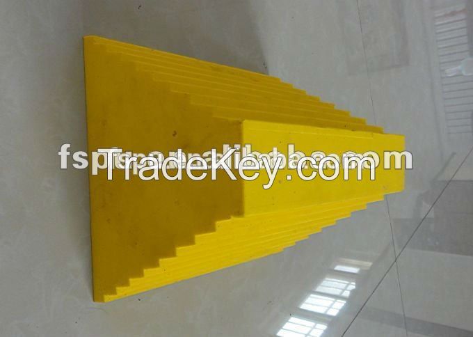 factory supply polyurethane wheel chock for car/ truck / suv