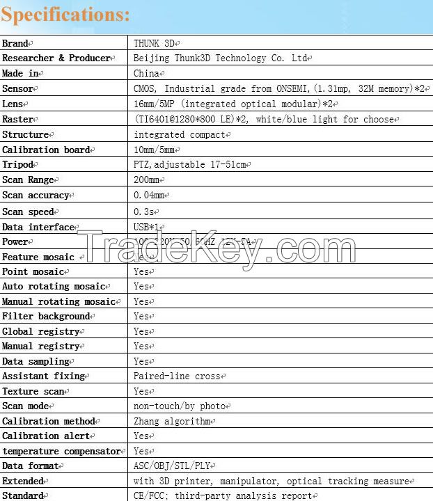 Laser Portable Desktop Scanner 3D Modeling Software Windows Mac 3D Scanner