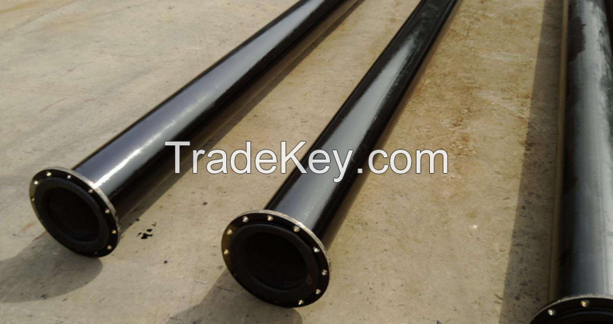 UHMW pe pipe for dredge industry transport discharge water sand slurry mud