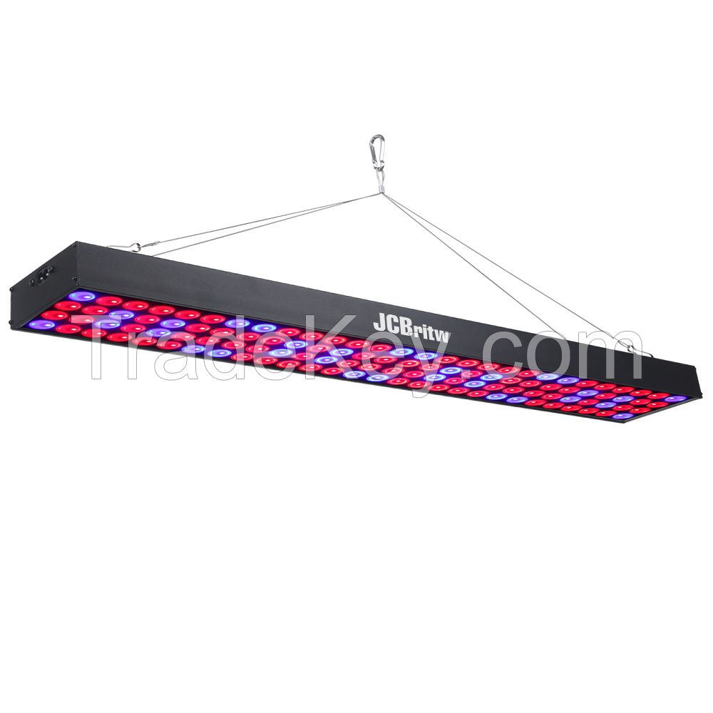 JCBritw LED Grow Light Panel 60W Growing Lamps Red Blue Spectrum Long Bar