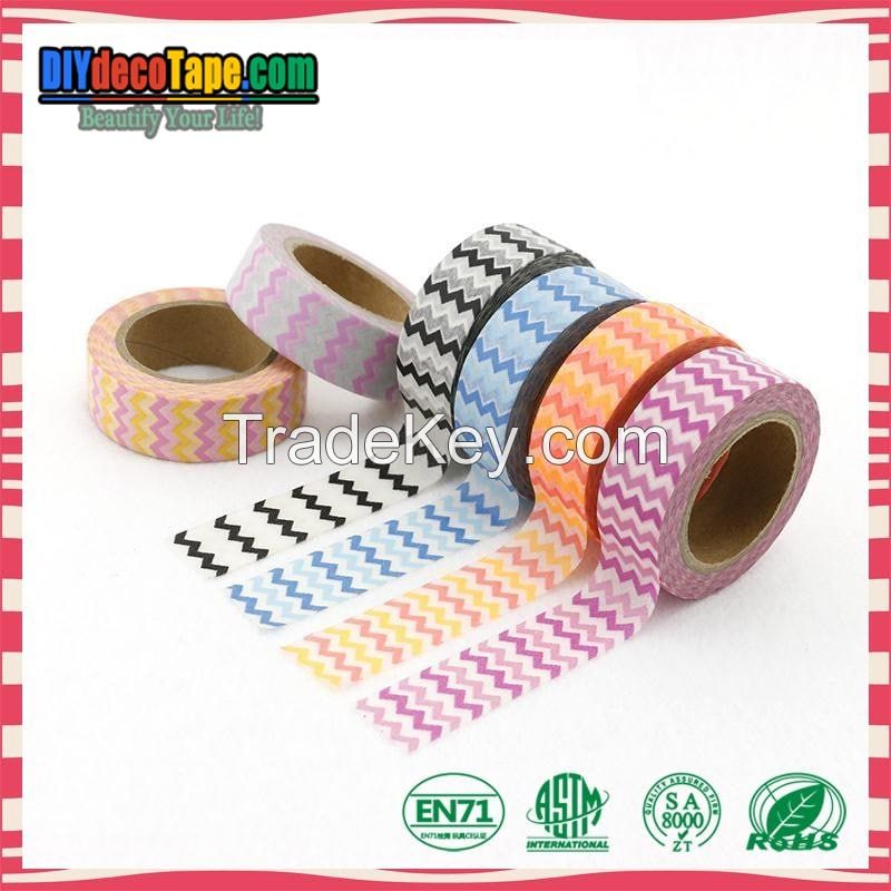 Small MOQ with Competitive Price DIY Washi Tape