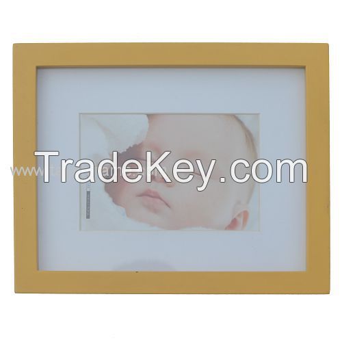 Flat-Face Simple Wooden Photo Frame