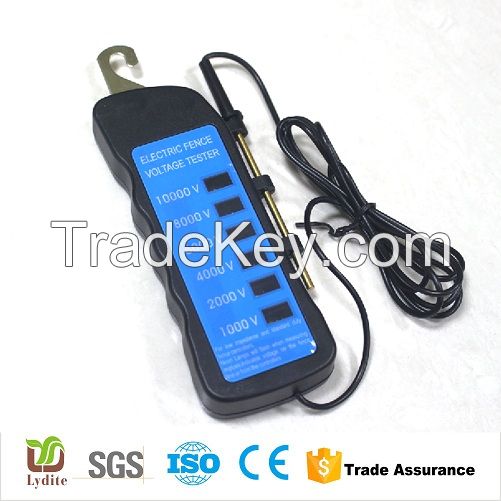 Wuxi Lydite Digital Fence Tester 9.9KV With LCD Screen Display Reading 