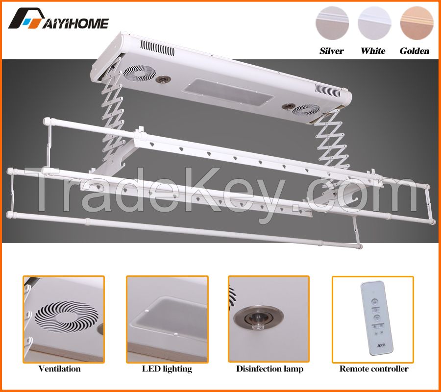 Electric intelligent clothes drying rack