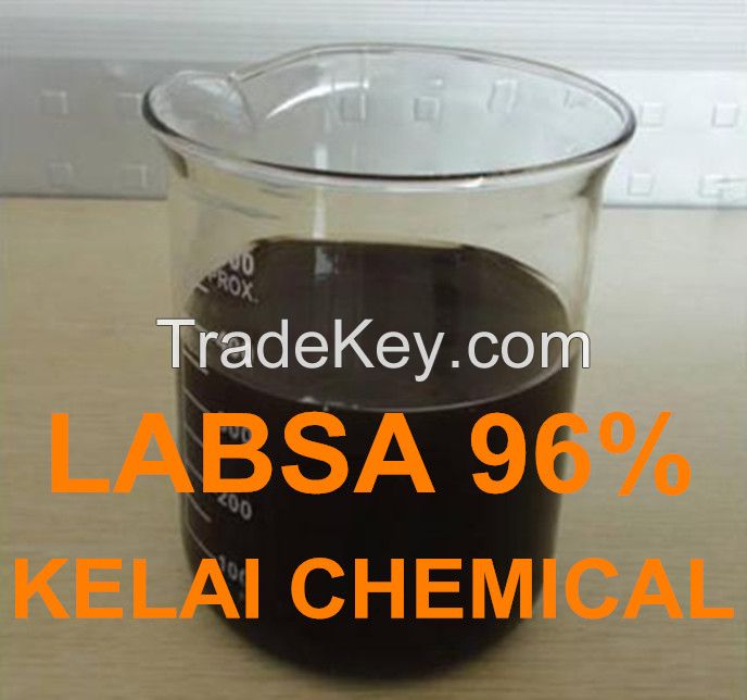 China LABSA 96% 90% Factory, Linear Alkyl Benzene Sulphonic Acid 96% 90% Factory