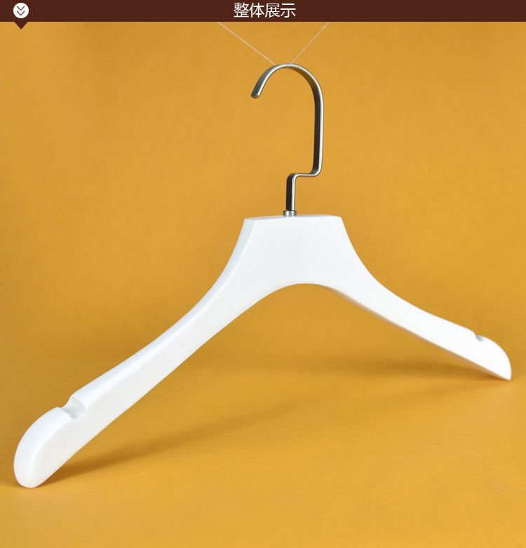 Wooden clothes hanger coat hanger