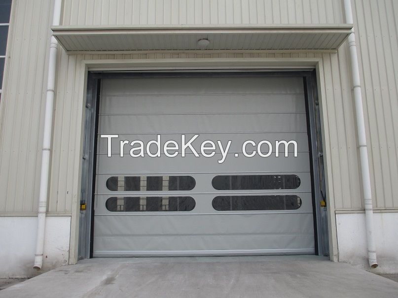 Wind Resistence soft curtain Stacking Door STD-002