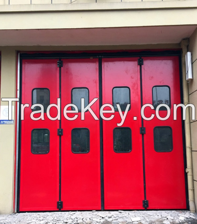 Industrial folding door