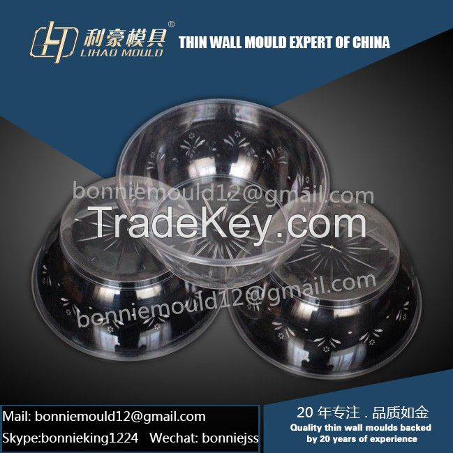 PS thin wall bowl mould