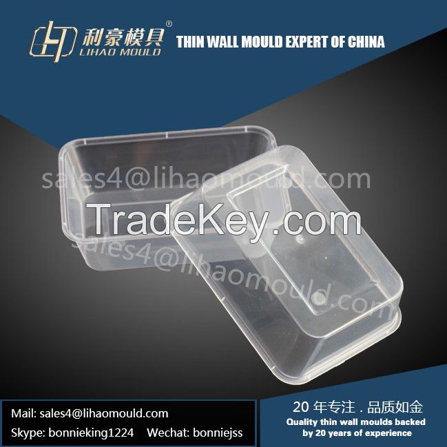 500ml square thin wall container mould provider