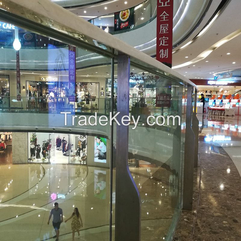 Glass Handrail For Shopping Mall From China Factory