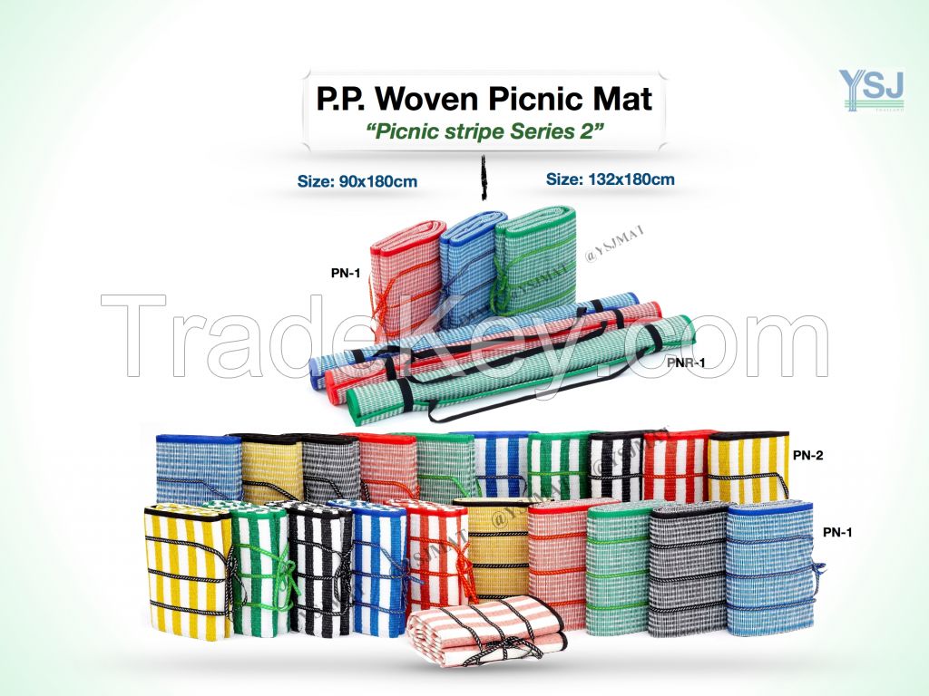 PP woven Foldable Picnic mat - (135x180cm)