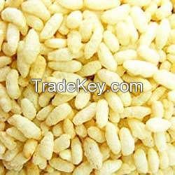 Puffed rice and Flattened rice, fresh Potato