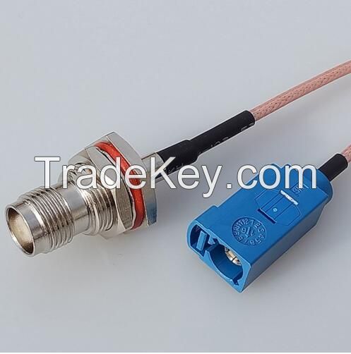 Coaxial RF Cable RG316 TNC Female Jack nut Connector Switch FAKRA Connector