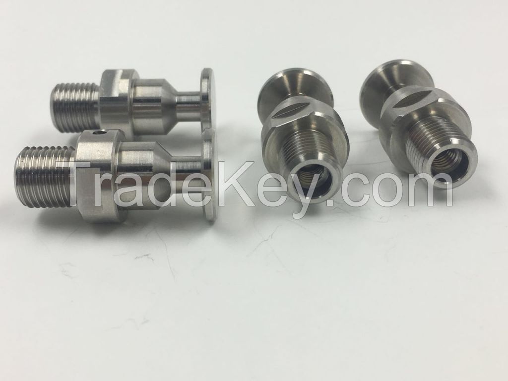 CNC turning and milling Stainless steel valve part