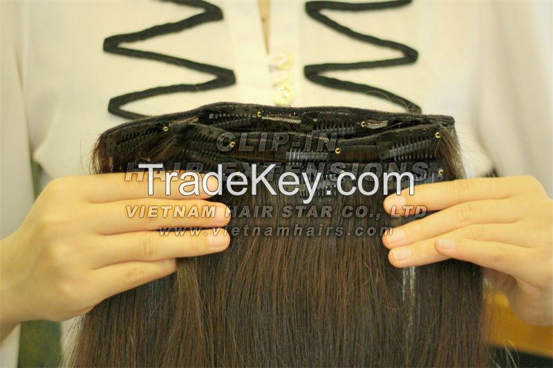 Full-head Set Clip-in Hair Extensions