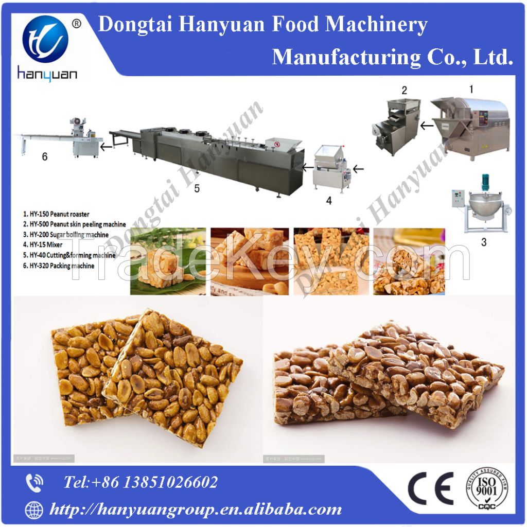 Automatic peanut candy production line