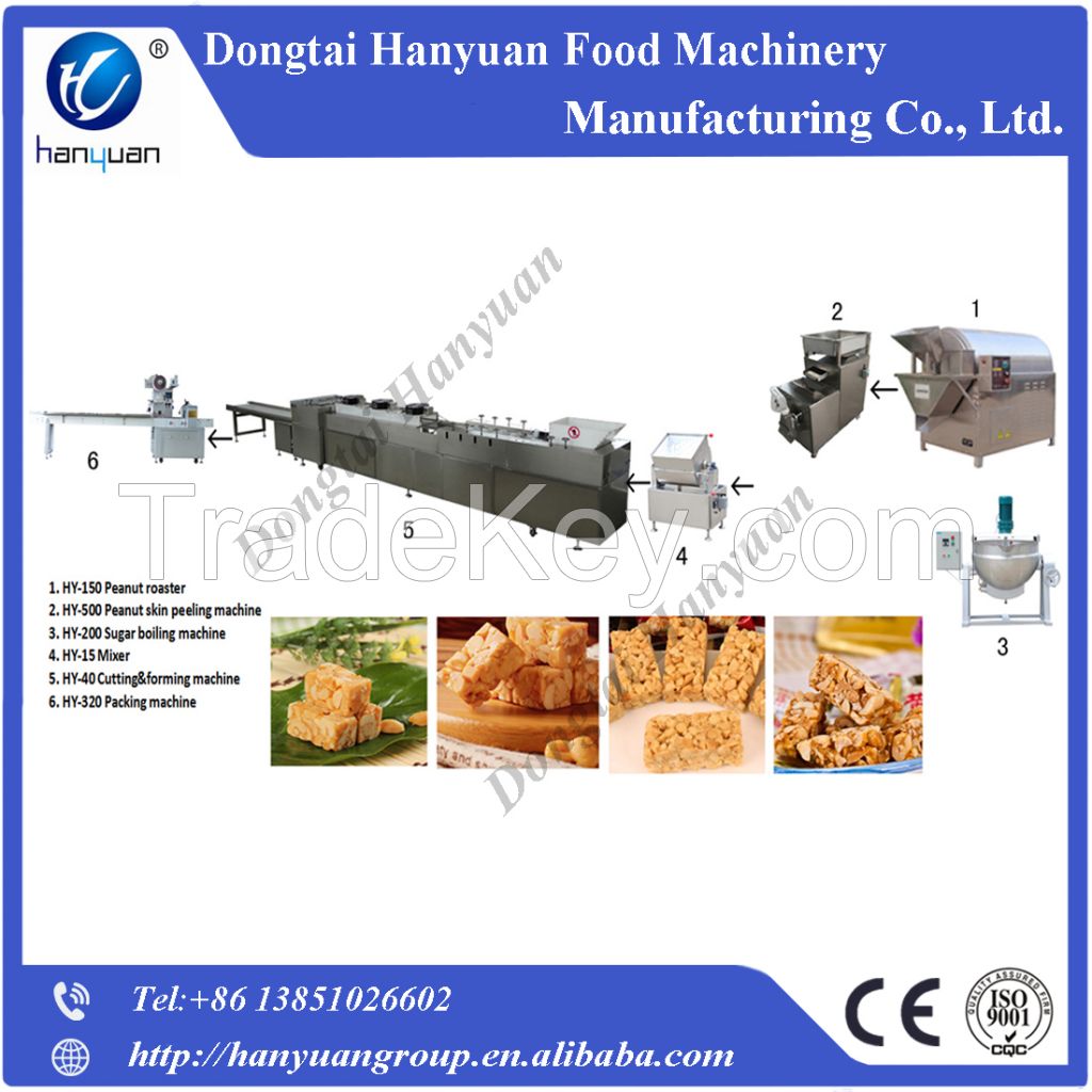 Automatic peanut candy production line