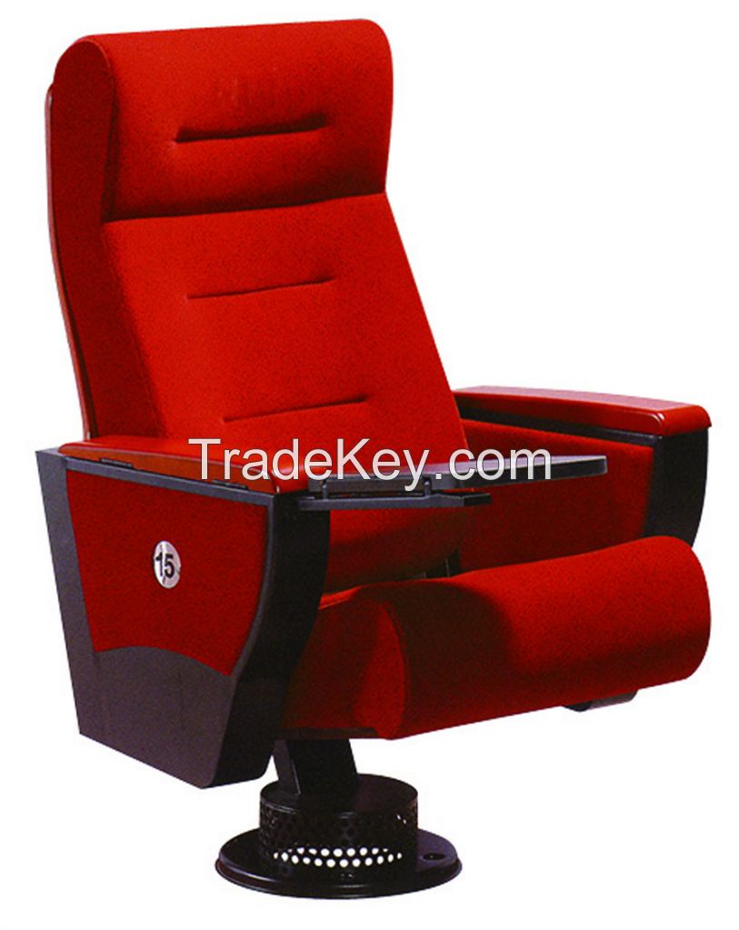 Single Leg High Quality Auditorium Seat Hall Chair