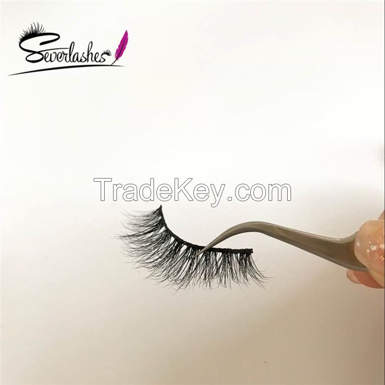 SeverlashesHigh Quality Private Label 100% Real 3d Mink Lashes