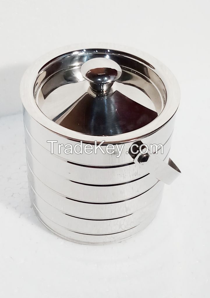 Graminheet Stainless Steel Ice Bucket 1500ml Fancy 1