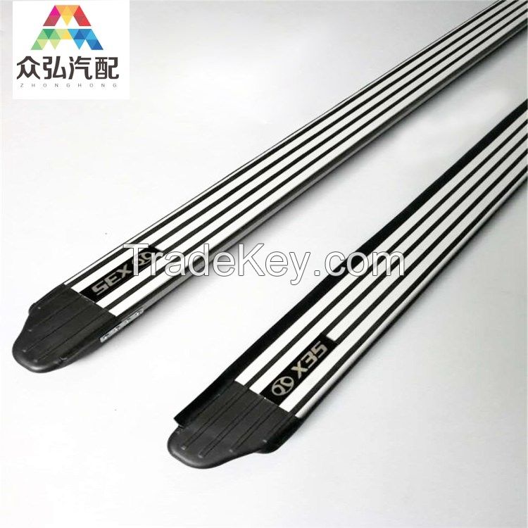 A Style Aluminum Alloy Side Step For HANTENG 2016 running board Footrest step Bar