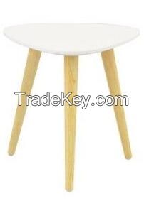 morden round small coffee wood table