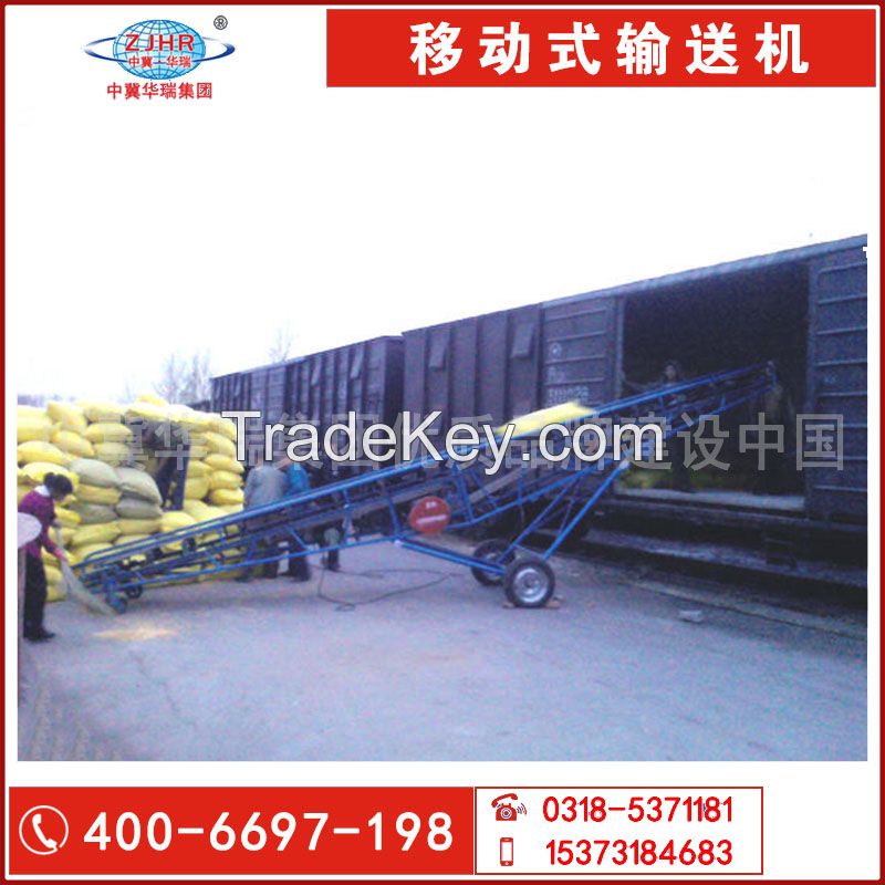 Chinese manufacturers produce mobile conveyors, special machinery for grain transportation