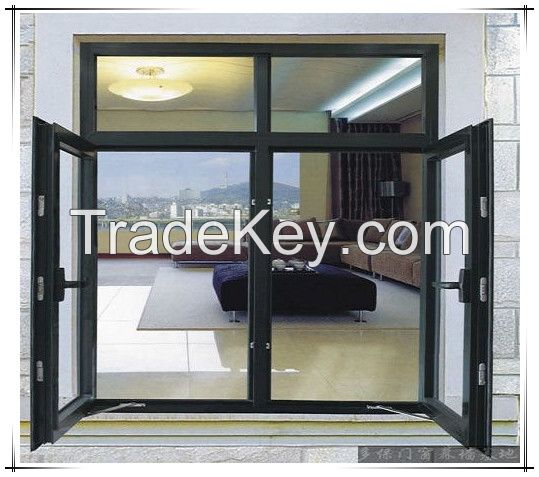 Aluminium casement door