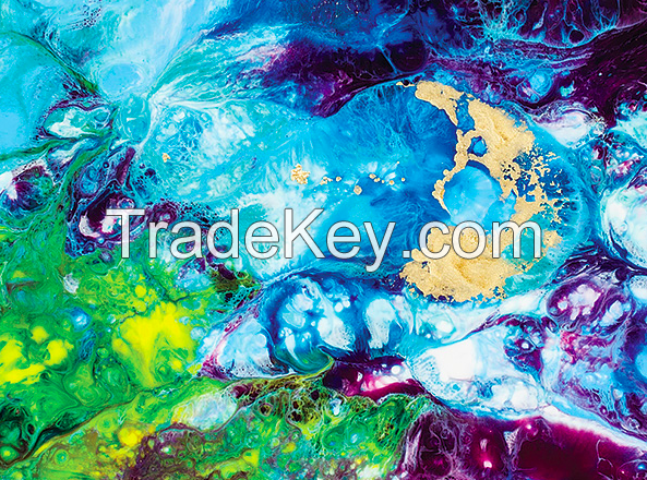 Large Acrylic Splatter/Drip Painting 