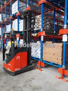 Radio shuttle racking system