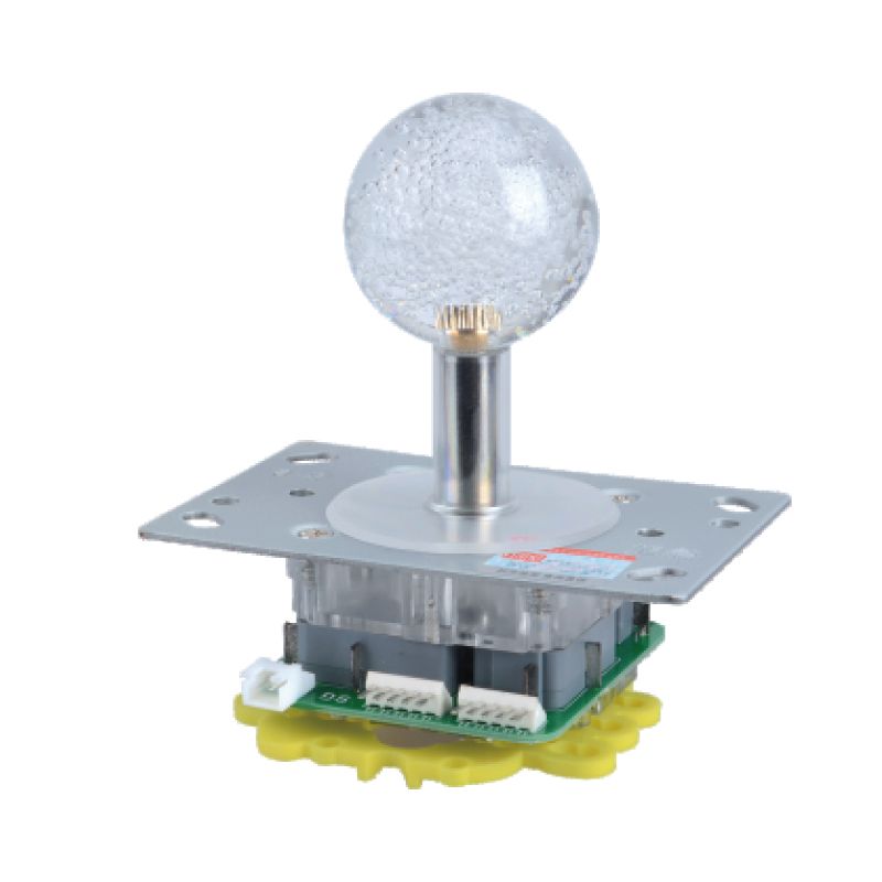 4/8 ways colorful  illuminated crane and fighting games machines controller crystal ball  joystick