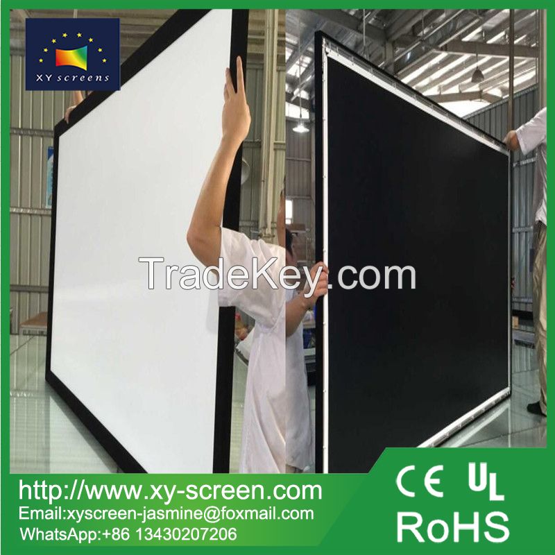 XY SCREEN Custom-made size and design Fixed Frame Projection Screen for home theater/activity