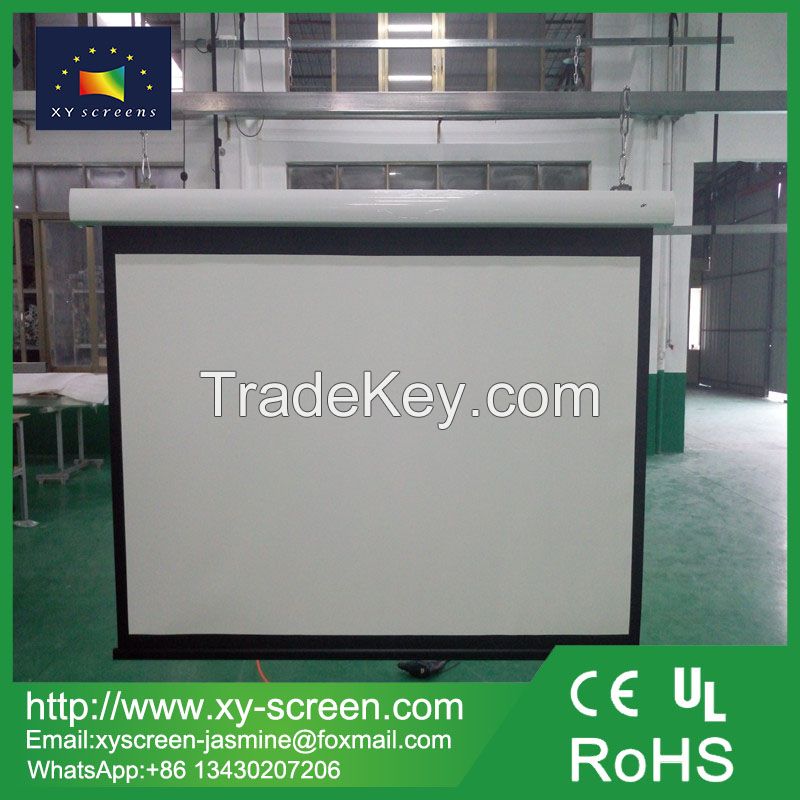 XYSCREEN Motorized projector screen video wall screen classroom furniture Motorized projector Screen