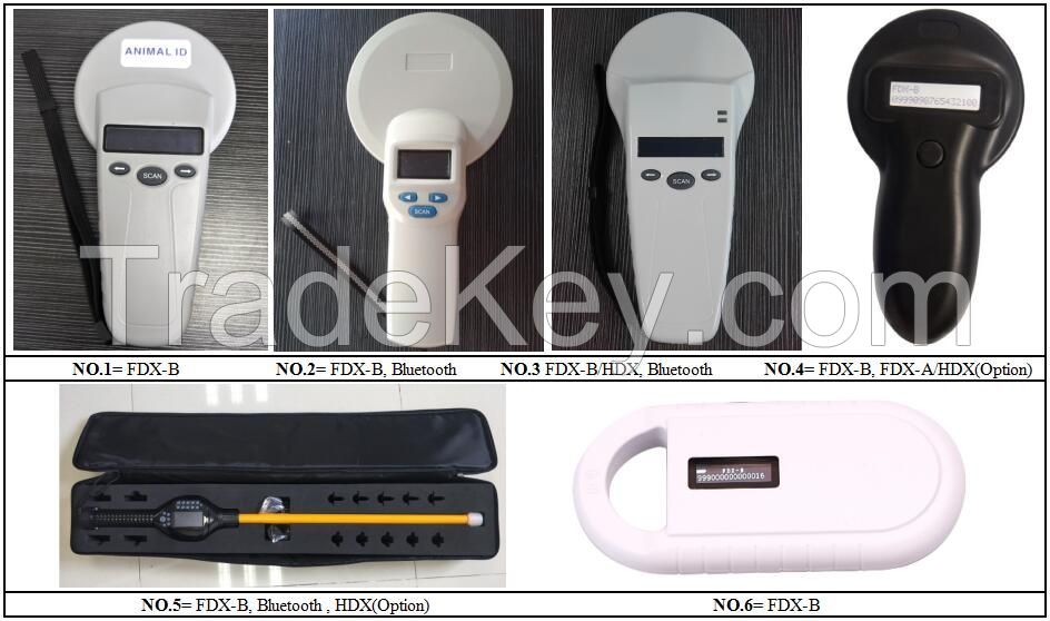 134.2kHz Animal RFID Tag Handheld Reader