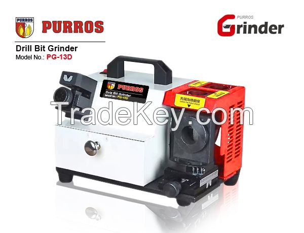 PURROS PG-13D patent drill bit re-sharpener grinder