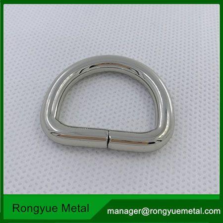 metal D ring for handbag