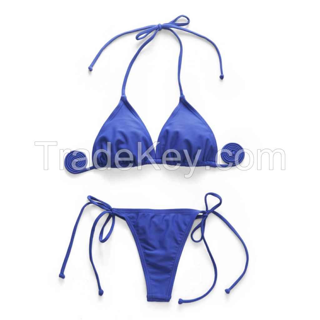 I-Glam Dark Blue Sexy Women Brazilian Bikini Swimwear