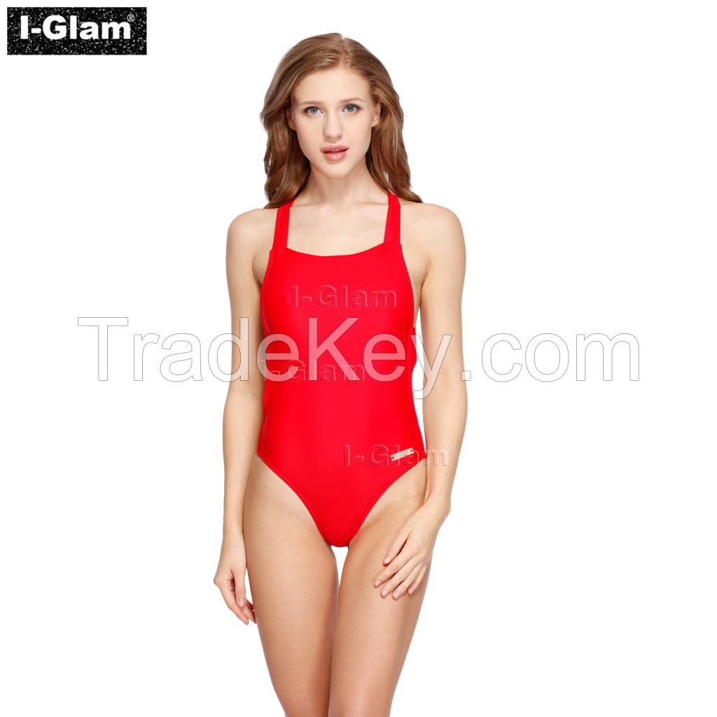 I-Glam Sexy Red One-piece Bikini Swimwear