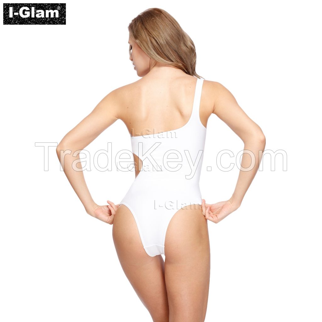 I-Glam White One-piece Sexy Bikini Swimwear