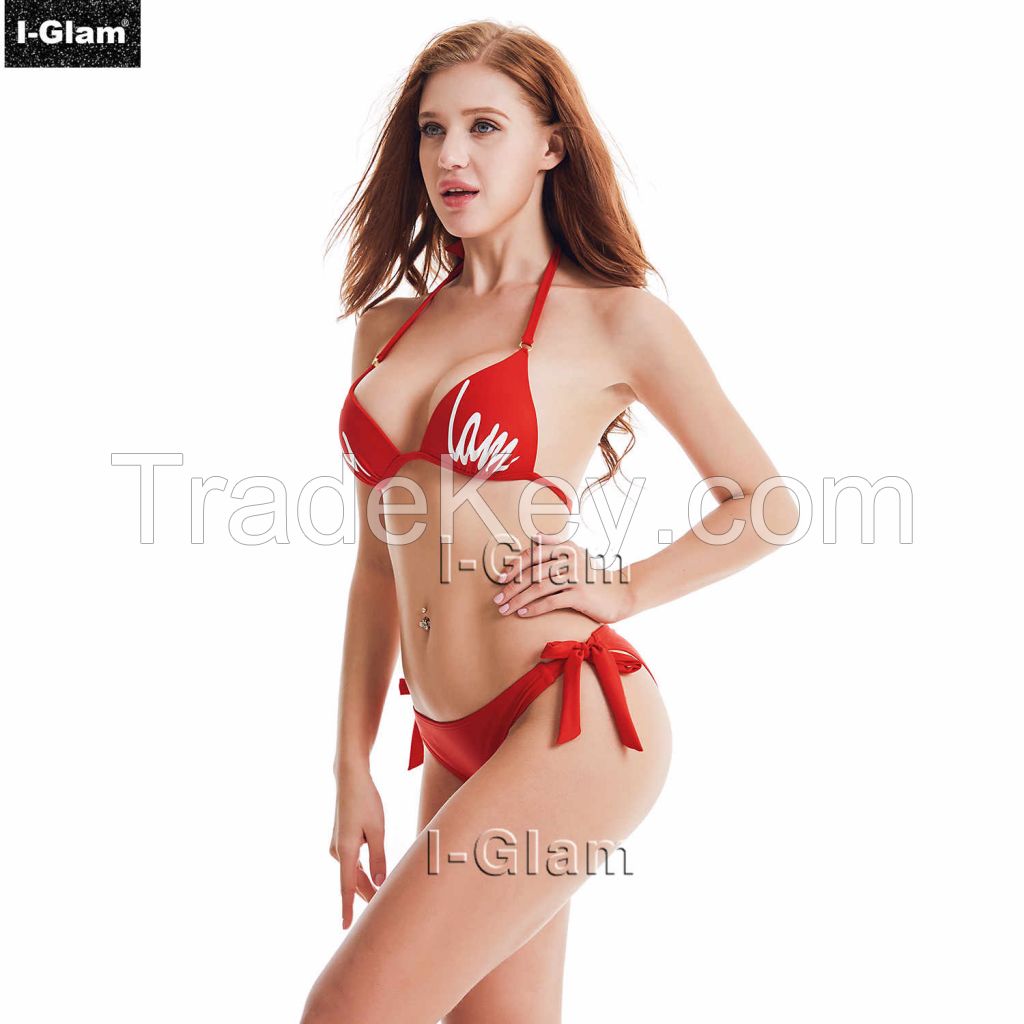 I-Glam Sexy Red Women Bikini Swimwear