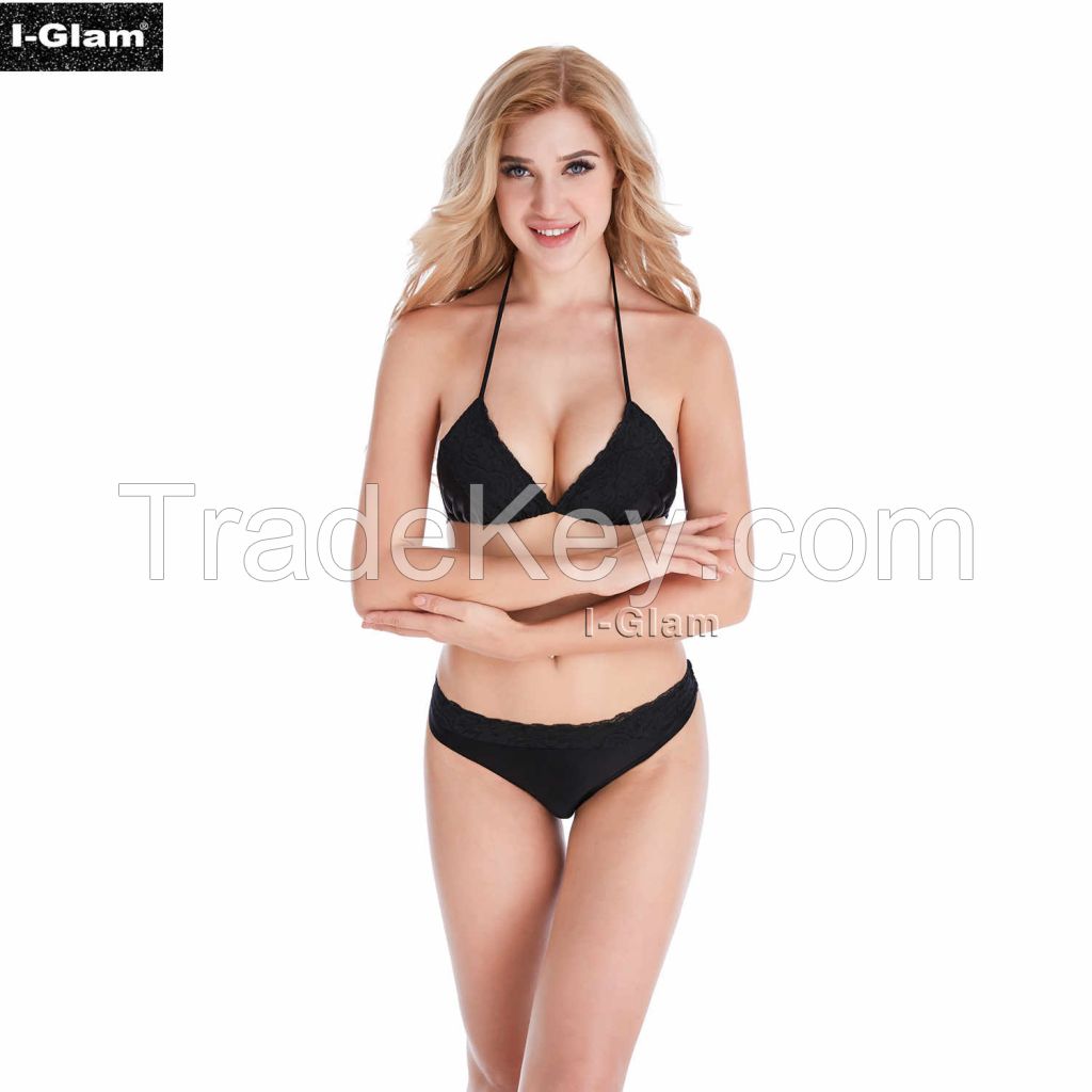 I-Glam Sexy Black Lace Bikini