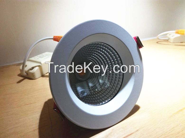 10W/15W/20W/30W/40W/50W High luminance commercial recessed LED d0wnlight