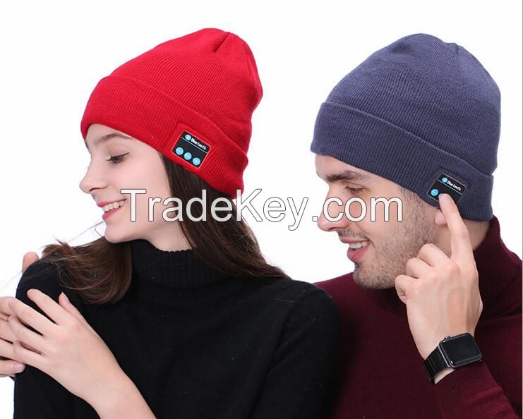 Wireless Universal V4.1 Bluetooth Music Hat Winter Warm Knitted Hat