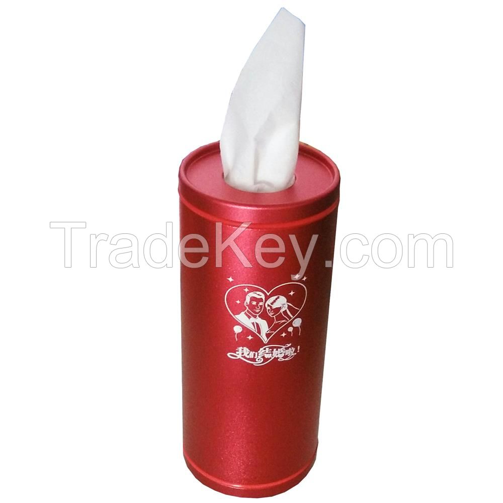 Car Cup Holder Metal Standard Tissue Container