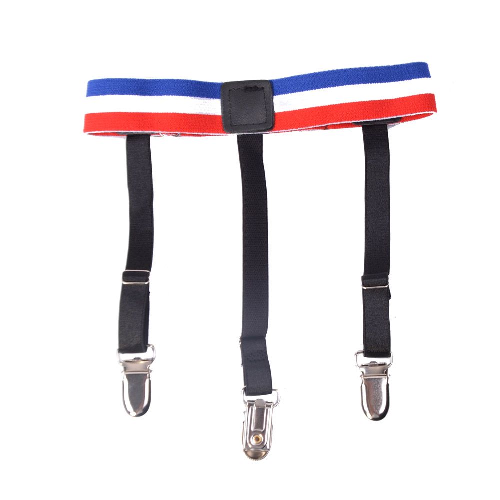 Factory Hot sale fashion suspenders garters shirt garters mens shirt stays