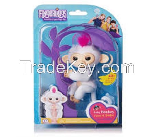 AVAILABLE IN NEW STOCK Fingerlings Baby Interactive Monkey BELLA PINK 40 Sounds