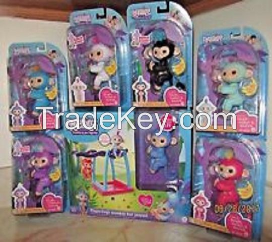  AVAILABLE IN NEW STOCK Fingerlings Baby Interactive Monkey BELLA PINK 6 SET