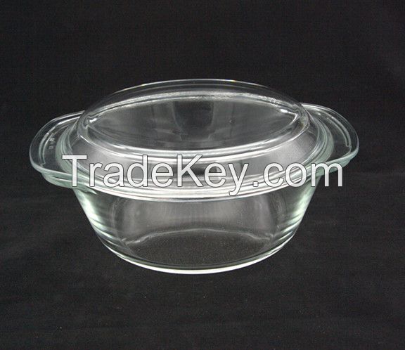 Pyrex glass casserole pot